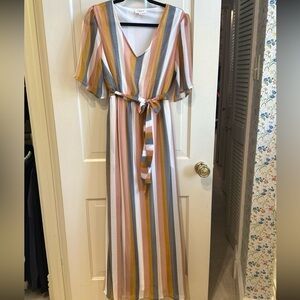 Striped Maxi Dress
